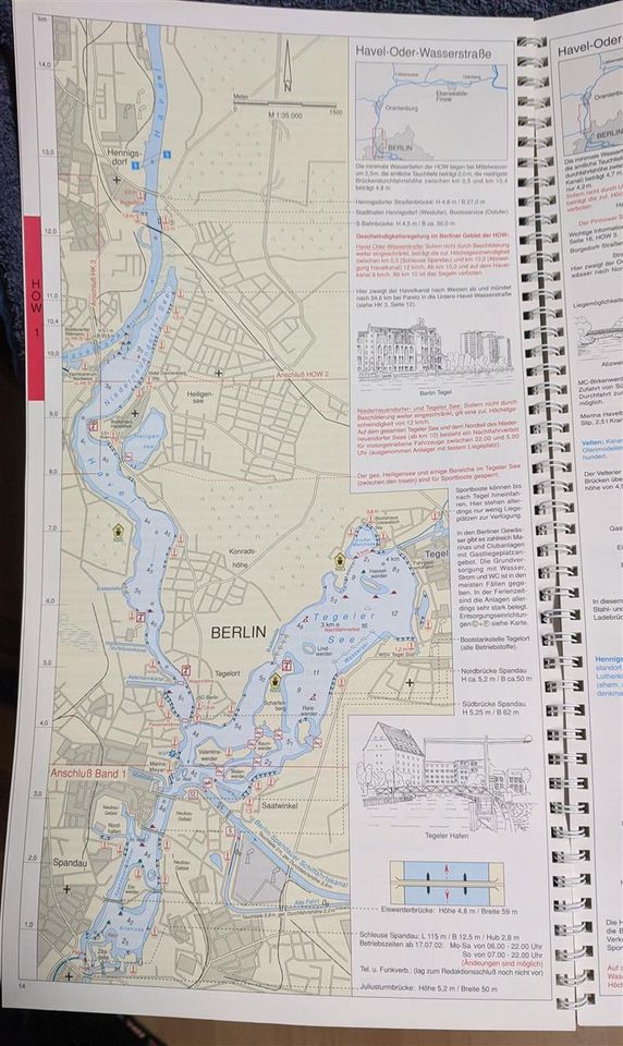 Sportschiffahrtskarten / Binnen / Berlin & märkische Gewässer 2 in Berlin