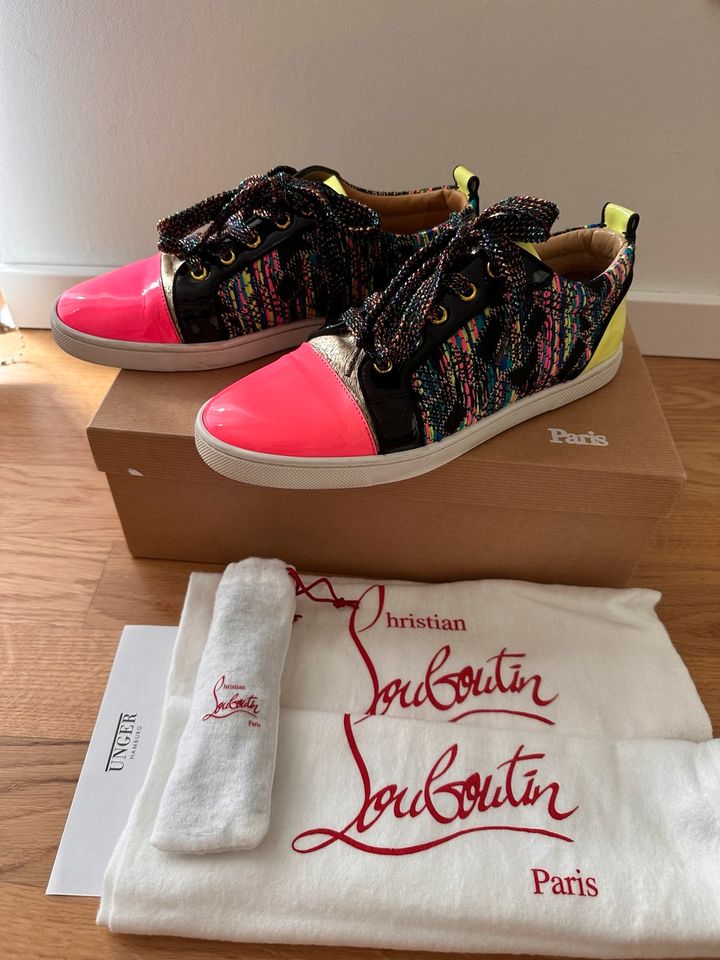Christian Louboutin Sneaker Schuhe OVP Rechnung in Hamburg