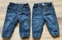 Zwillinge 2 leicht gefütterte Jeans mit Gummizug Gr. 74 Baden-Württemberg - Ebersbach an der Fils Vorschau