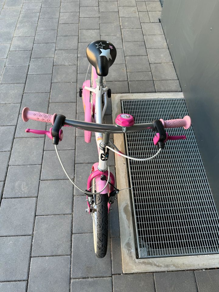 Mädchen Fahrrad 16 Zoll rosa/weiß in Göppingen