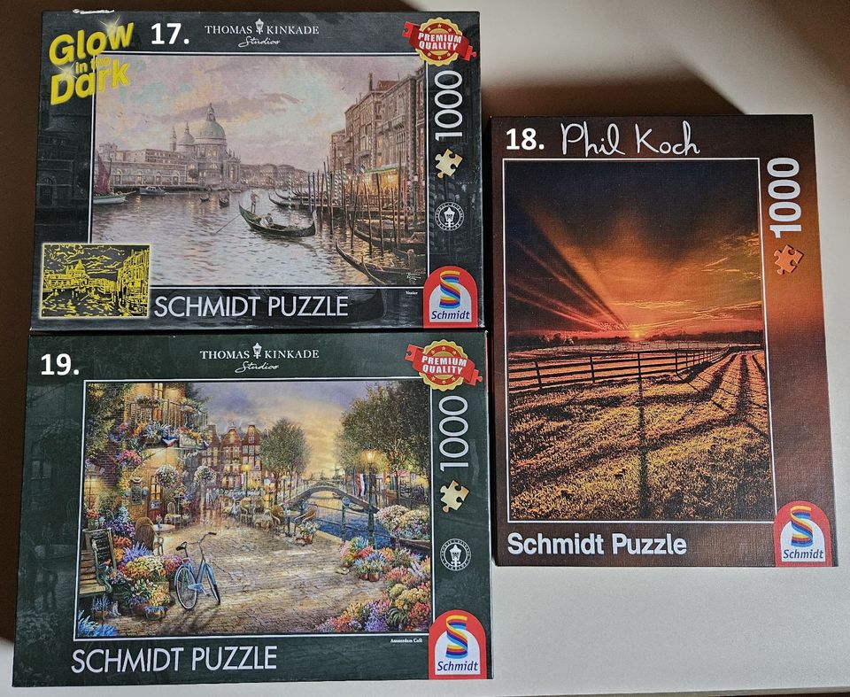 Puzzle Ravensburger Schmidt 1000 1500 2000 Teile in Donaueschingen