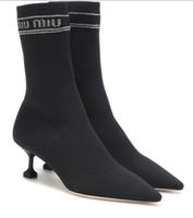 MIU MIU  Stiefeletten/Ankle Boots aus Strick, schwarz Gr.40NP810€ Hamburg-Nord - Hamburg Uhlenhorst Vorschau