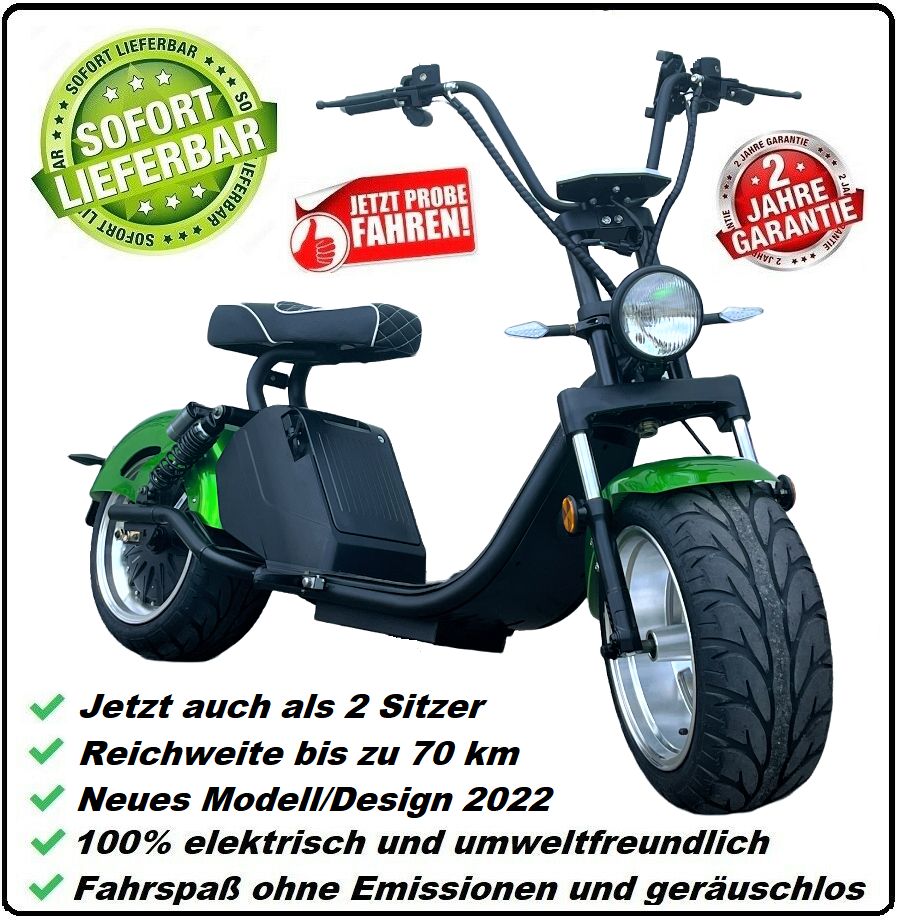 ⚠️❗️⚡NEU Elektroroller Chopper HL3.0 3000W/25AH 45km/h Angebot⚡❗️ in Wangerland