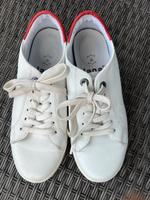 Sneaker Schuhe Leder Jana Gr. 38/5 (H) mit Reißverschluss weiß Bayern - Kulmbach Vorschau