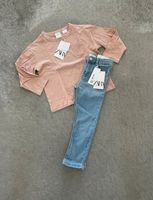 Zara Baby Girl Outfit Gr. 110: Jeggings & Shirt pale pink NEU Hessen - Maintal Vorschau