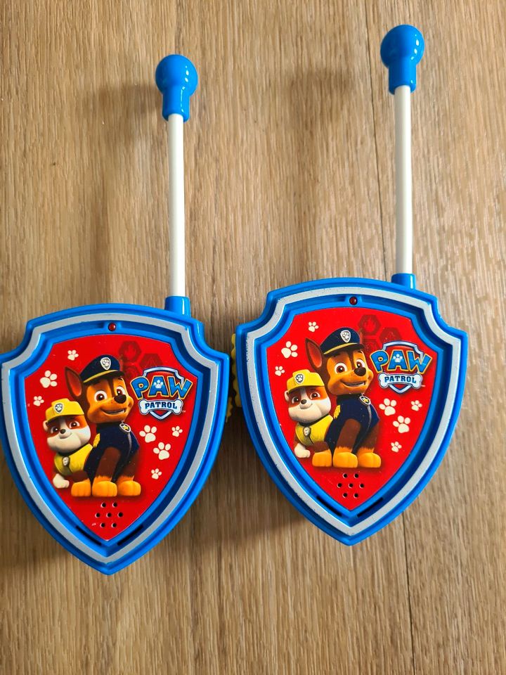 2 Walkie Talkie Kinder Paw Patrol funktionieren in Mering