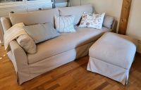 Ikea Färlöv Sofa Couch beige +  Hocker  *** sehr guter Zustand Bayern - Kaisheim Vorschau
