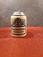 Bierkrug Paulanerbräu München mit Zinndeckel Kr. Dachau - Dachau Vorschau