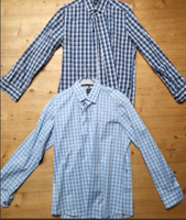 2x OLYMP Level 5 Hemd Gr. 41 (L) blau kariert, große Sammlung Dresden - Langebrueck Vorschau