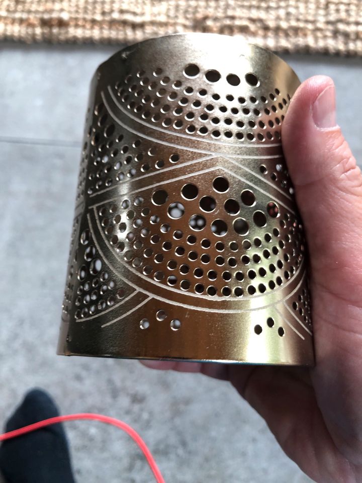 Windlicht Teelichthalter Antik-Look Metall Gold in Bad Harzburg