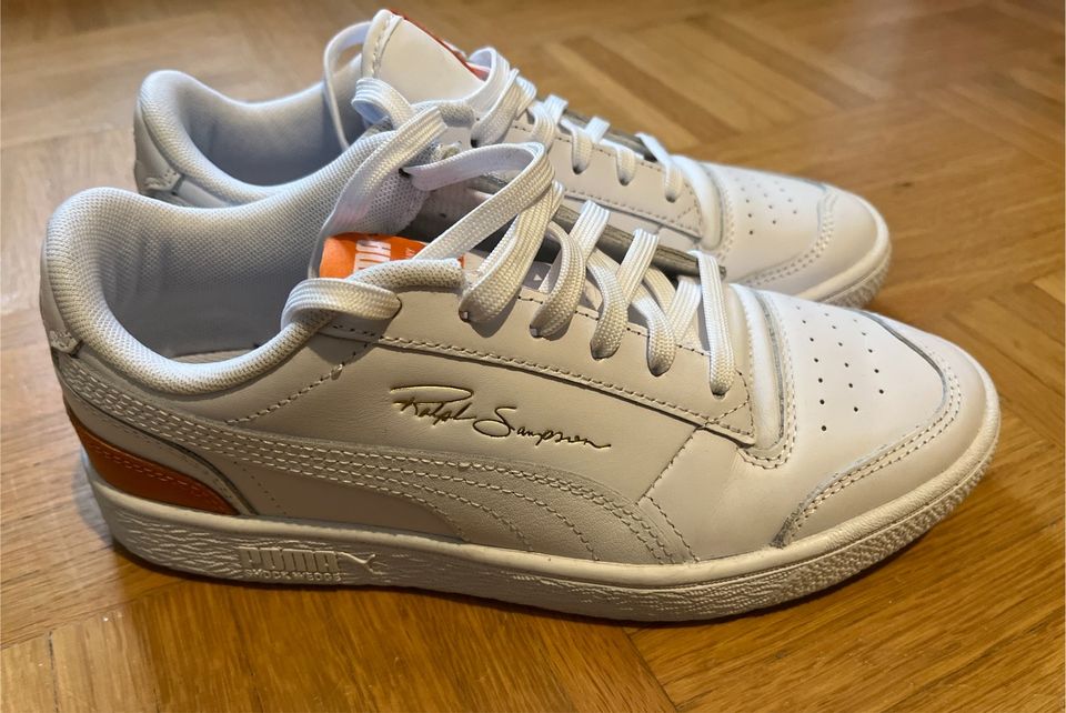 Puma Sneaker weiß orange , Größe 38 wie neu in München