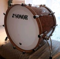 Sonor Delite Bassdrum 24 x 17 Walnut Roots, o. Rosette, inkl.Vers Bayern - Schwebheim Vorschau