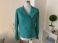 Damen Jacke Echtleder Ashley Brooke Türkis Gr. 38 Brandenburg - Borkheide Vorschau
