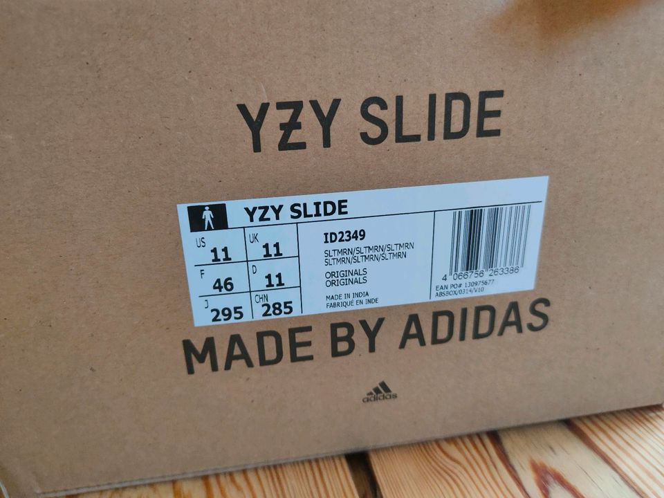 Adidas Yeezy Slide Slate Marine US 11 EU 46 Neu OVP in Berlin