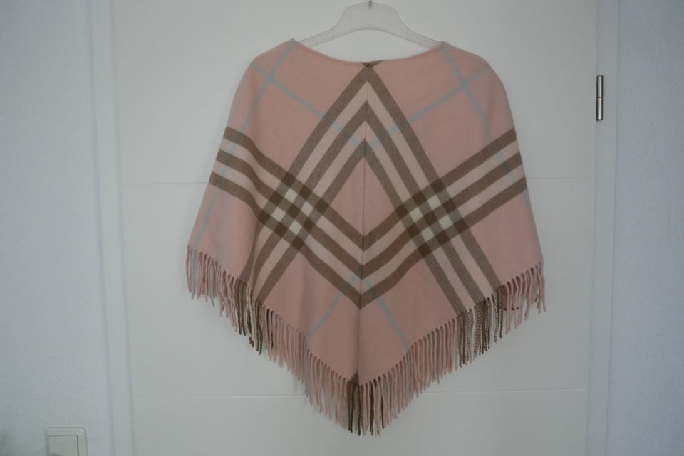 Orignal Burberry Poncho/Cape rosa als Mantel Jacke Pullover Schal in Hannover