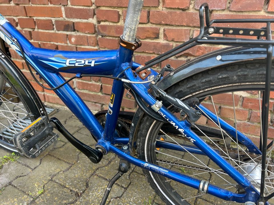 Fahrrad 24 Zoll blau in Kalkar