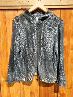 Monari Strickjacke schwarz grau 40 animals print Pailletten Baden-Württemberg - Hechingen Vorschau