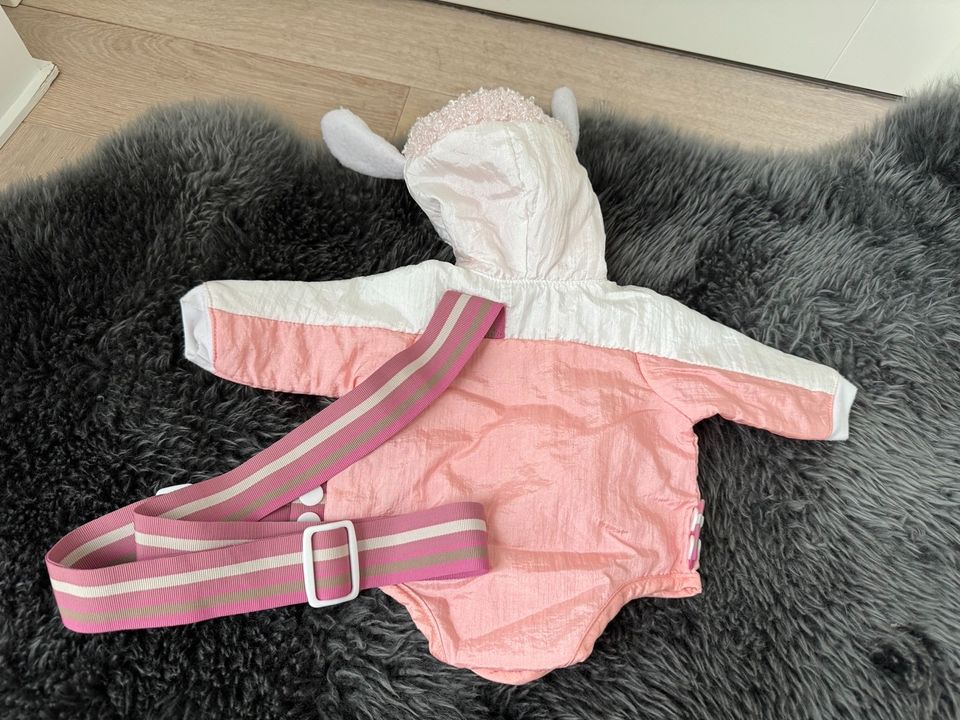 BABY ANNABELL Puppentrage/Trage/Overall/Kleidung rosa Schafmotiv in Wuppertal