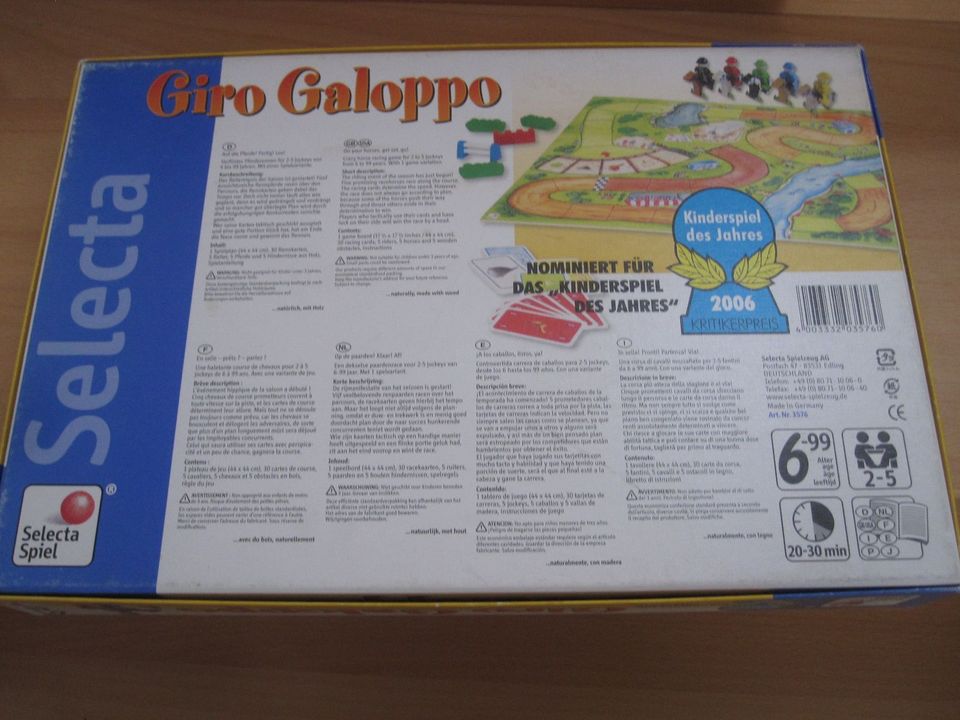 Giro Galoppo - Selecta - Pferderennspiel - Vollständig in Germering