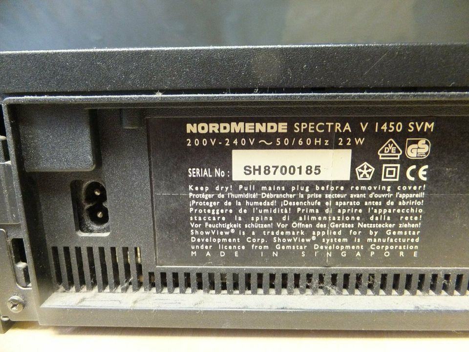 Videorecorder Nordmende Spectra V 1450 SVM in Weste