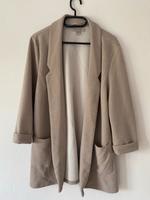 Amisu Ripp Long Blazer / Cardigan hellbraun / beige Hessen - Bad Camberg Vorschau