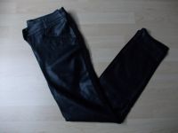 Damenjeans (Vorderseite Kunstleder), Gerry Weber, schwarz, Gr. 38 Hessen - Beselich Vorschau