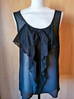 Only Blusentop Chiffon mit Rüschen schwarz Gr.38 Bayern - Ebermannstadt Vorschau