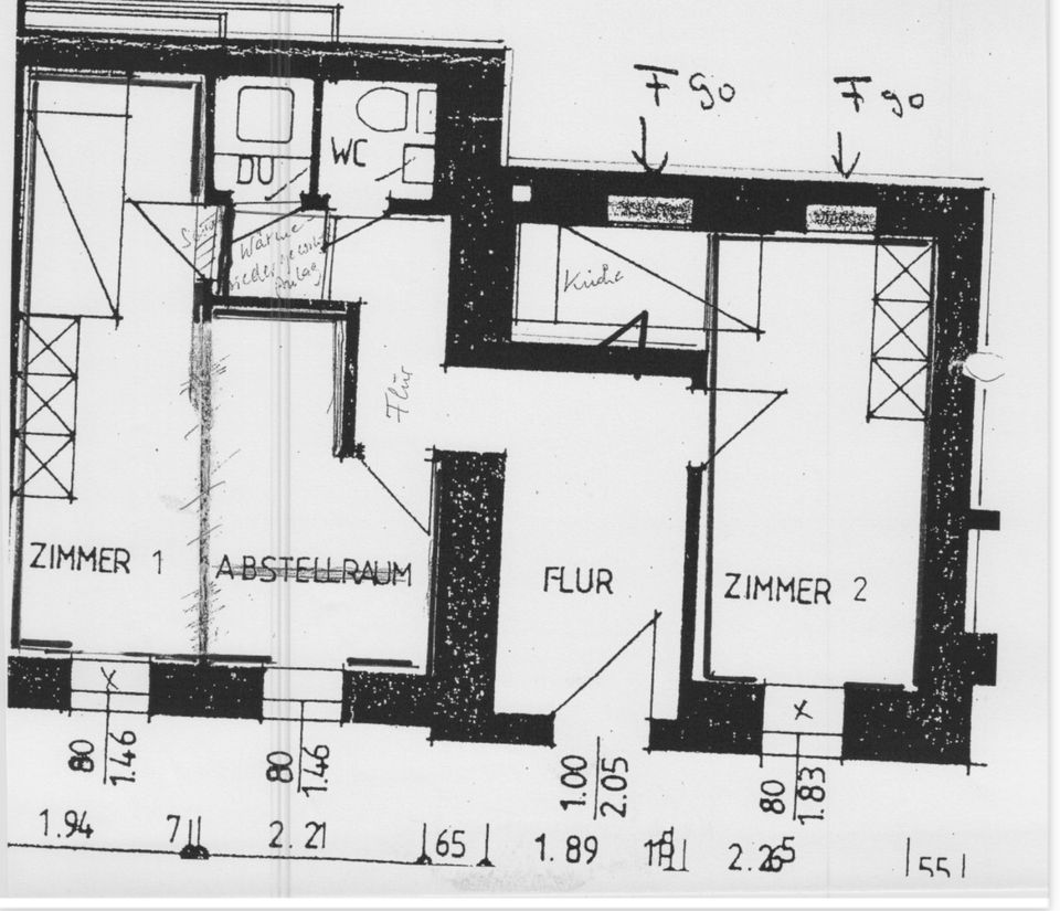 Zentrale 2 ZKB Eigentumswohnung im Herzen der Stadt in Marburg