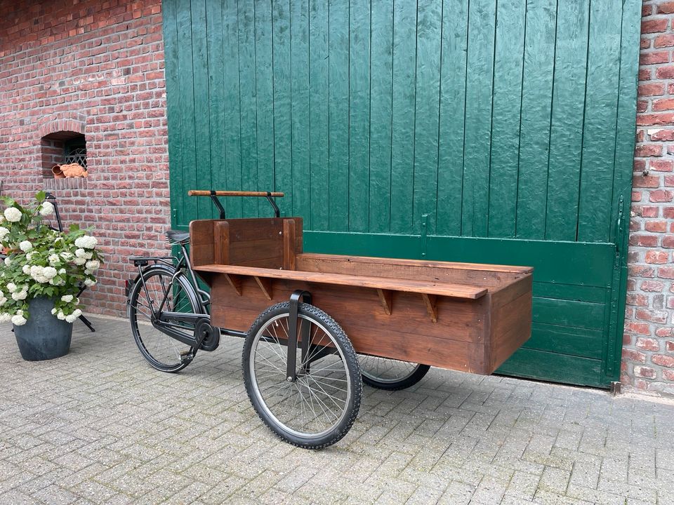 Coffee Bike Food Bike Bakfiets Marktstand Messe Verkaufsstand in Mönchengladbach