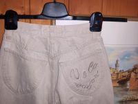 VANILIA Vintage Jeans 80er Jahre, elegant, beige aus Italien Sachsen-Anhalt - Halle Vorschau