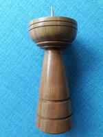 DDR-Nostalgie Kerzenhalter aus gedrechseltem Holz Hessen - Darmstadt Vorschau