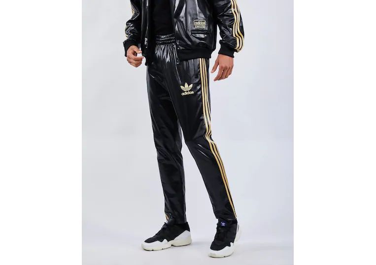 Adidas Firebird Anzug Chile 62 Schwarz Gold Jacke Hose Tracksuit in Hamburg