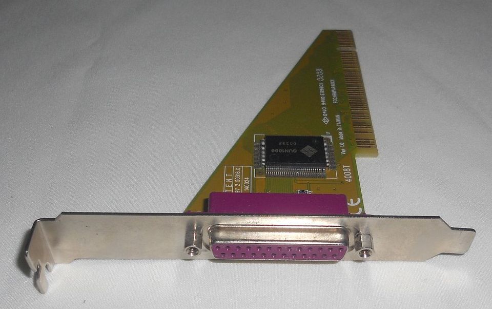 Sunix 4008T Ver 2.3 PCI Parallele PCI I/O Karte H9MPAR40XX in München