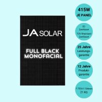 Solarmodul / Solarpanel JA Solar JAM54S31-415/GR  415W / Monofacial / geeignet für Solaranlagen / Photovoltaikanlagen und Balkonkraftwerke oder Steckersolaranlagen. Nordrhein-Westfalen - Heinsberg Vorschau