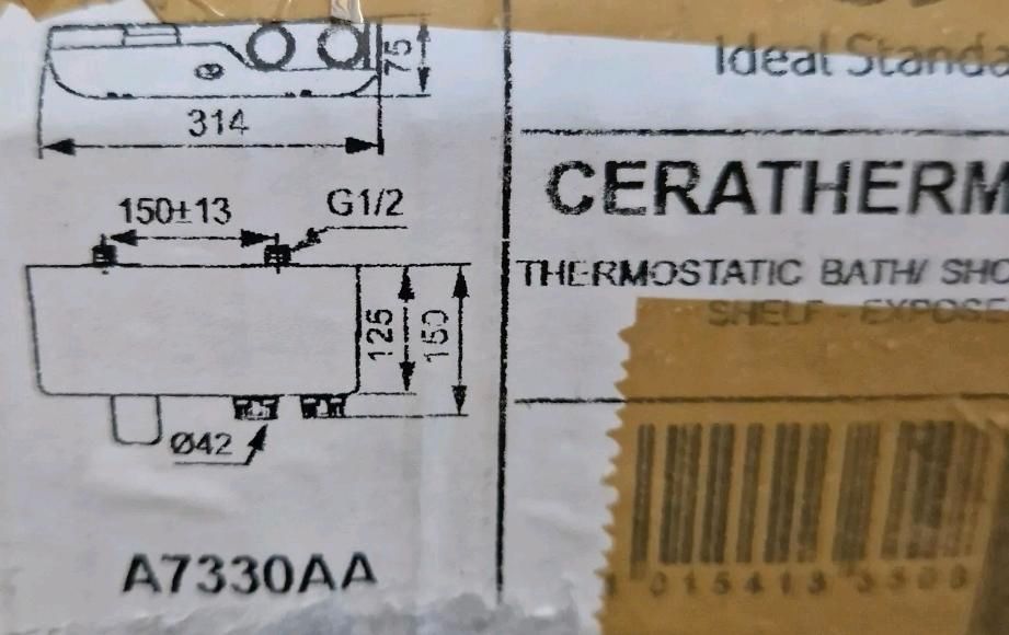 Badewannenamatur Ideal Standard Ceratherm S200 / A7330AA in Neuburg a.d. Donau