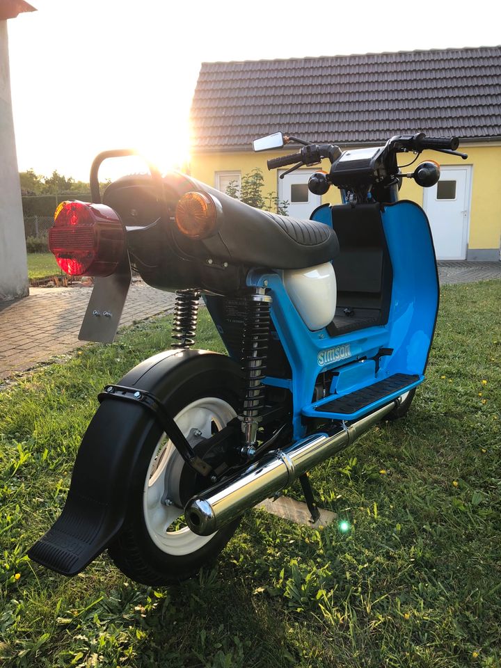 Simson SR50 Roller Neuaufbau Vape KBA Papiere no S51 S70 S83 SR80 in Lohsa