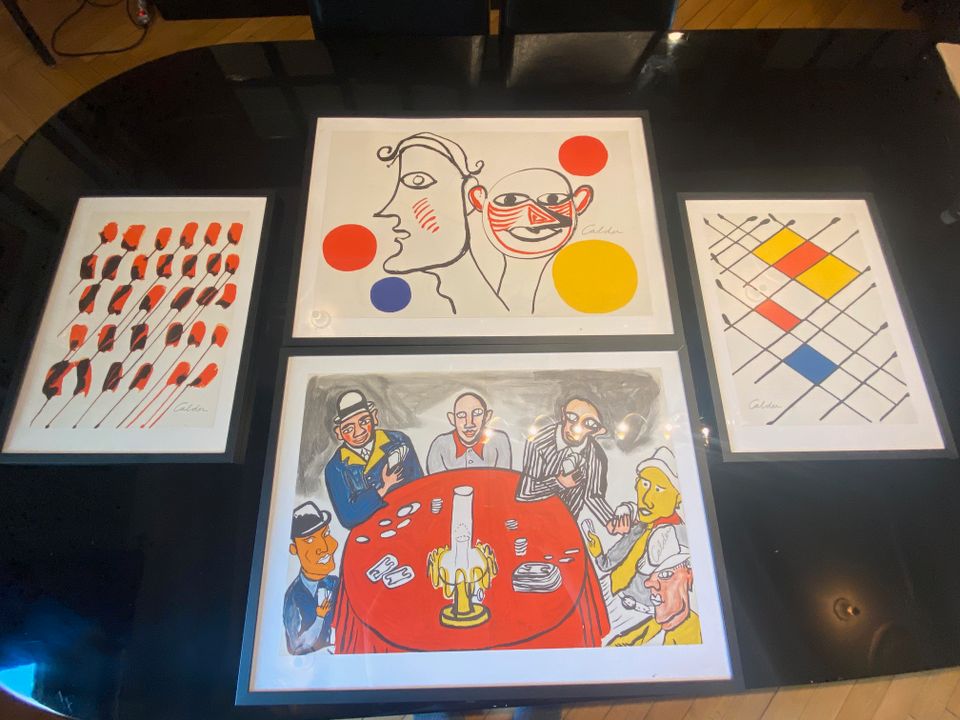 Alexander Calder, 4 Lithografien, Derriere Le Miroir in Hamburg