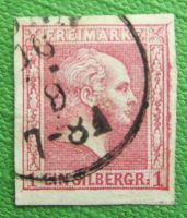 Altdeutschland-Preußen, 1 Silbergroschen, ca.1857, gestempelt Bayern - Selb Vorschau