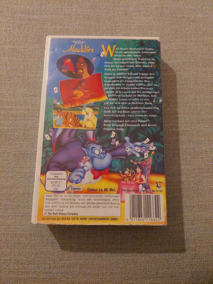 Sammler! VHS Disney Meisterwerk Aladdin Hologramm 40001662 in Kiel