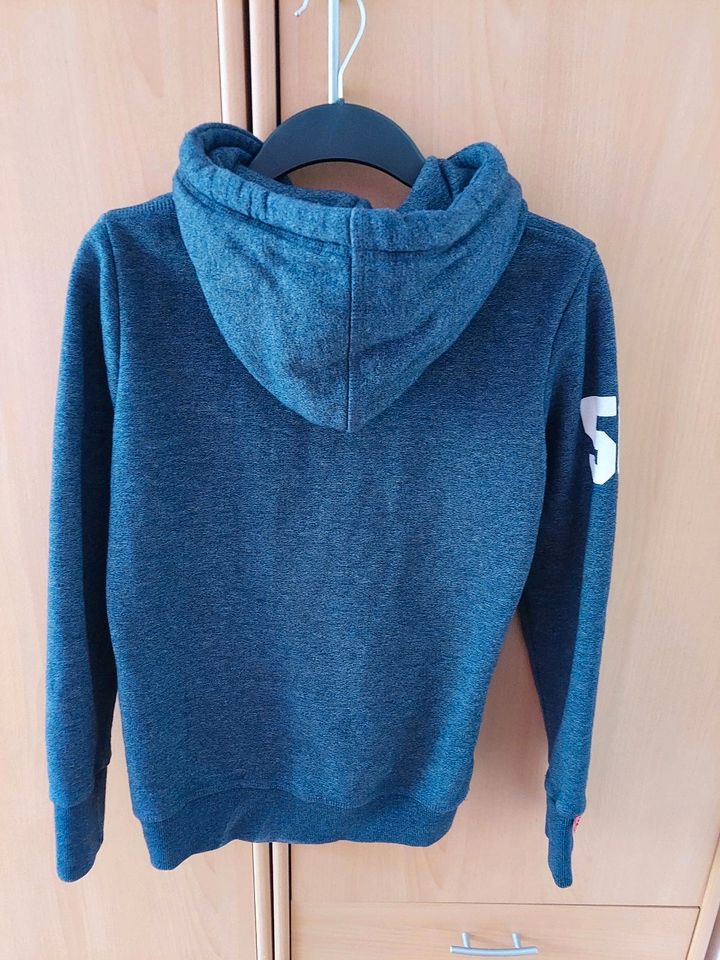 Superdry Pulli Damen S 36, blau, rosa, gelb Orange mit kapuze in Bad Honnef