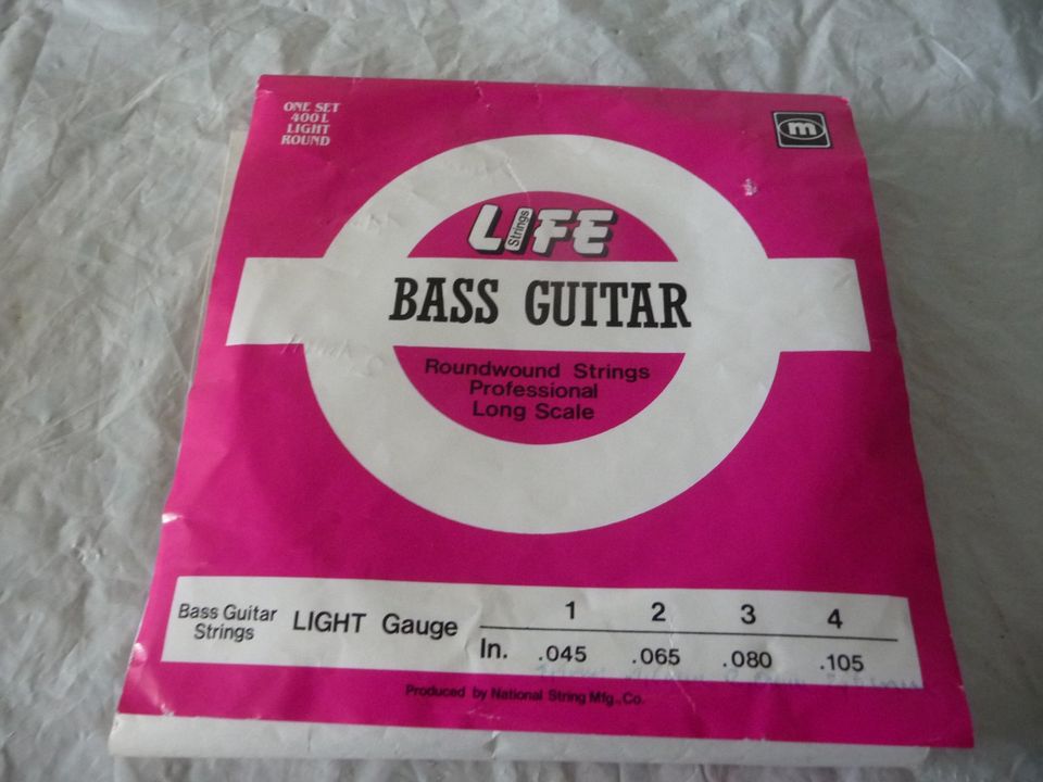 *NEU Saiten Life, Bass A 3, G 1 in Waltenhofen