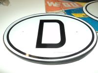 D-Schild Nationalitätenkennzeichen *WEGU* D-plate VW Porsche Merc Rheinland-Pfalz - Hochdorf-Assenheim Vorschau