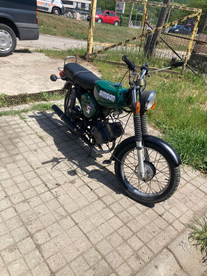 Simson S51 N grün mit Blinkern, 4-Gang Papiere sind vorhanden in Chemnitz