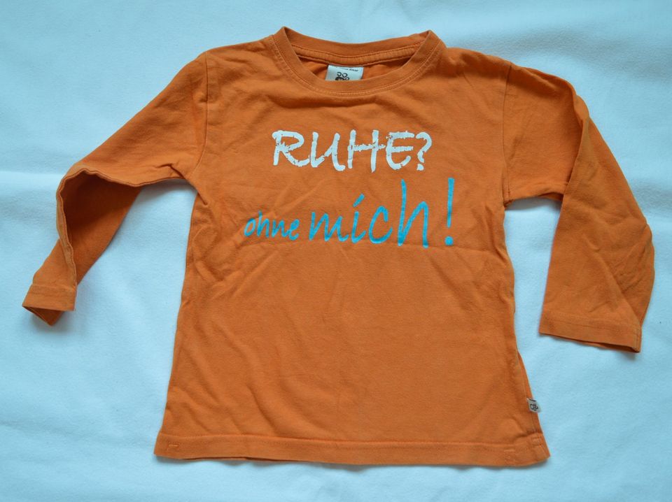 Langarm Shirt „Ruhe ohne mich“ Gr. 98 in Kiefersfelden