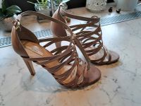 Sandaletten High Heels Zara Gr. 39 in Taupe Camel Kr. Altötting - Pleiskirchen Vorschau