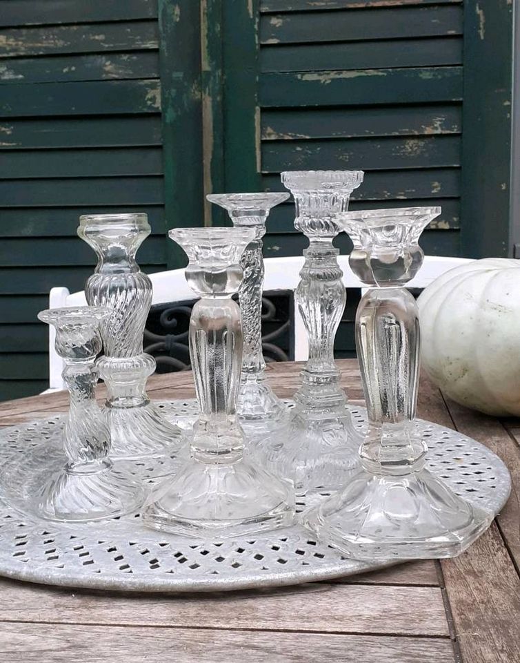 Alt Glas Kerzenständer Kerzenhalter Leuchter vintage in Kreis Pinneberg -  Elmshorn | eBay Kleinanzeigen ist jetzt Kleinanzeigen