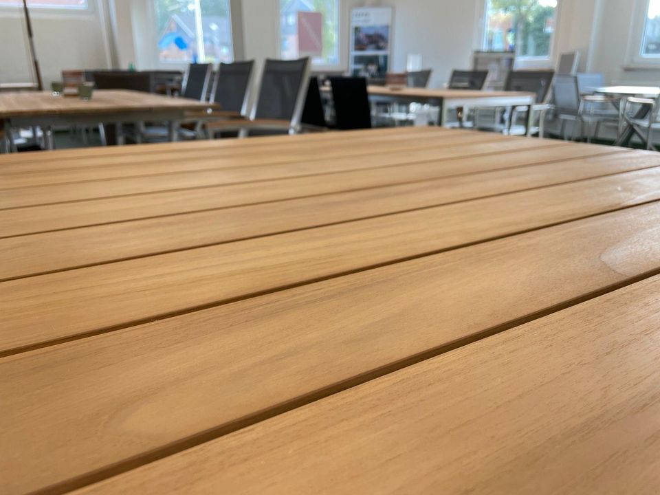 -30%! Gartentisch 90x90 cm Aluminium Teak in Delmenhorst