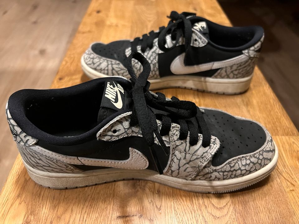 Nike Air Jordan sneakers schuhe*37,5*schwarz grau*top!!!! in Waghäusel