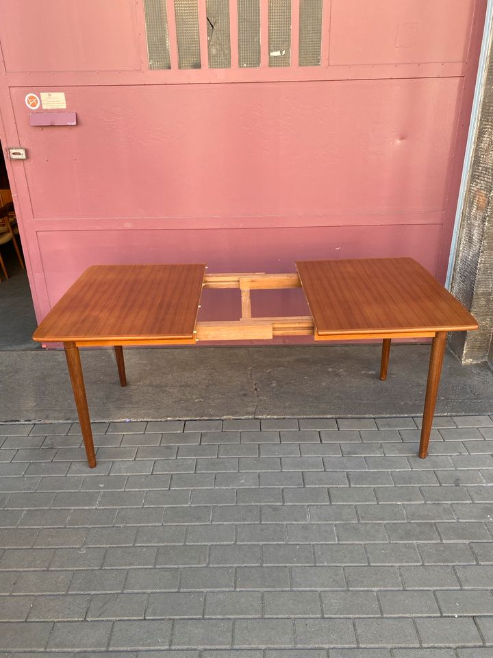 ◤ Esstisch Gustav Bahus Norwegen Tisch bis 220cm ausziehbar Dänemark Teakholz mid century danish Design table dinning vintage in Berlin