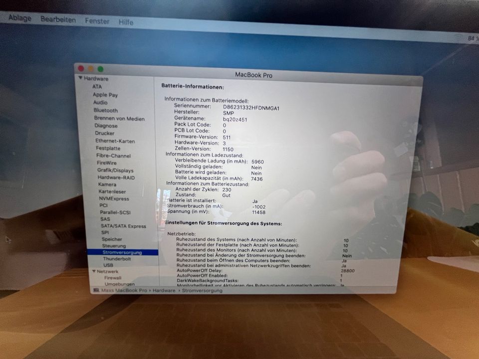 Apple MacBook Pro 2012, 15“, 8GB/256GB, Ladekabel, Tasche in Bad Sobernheim